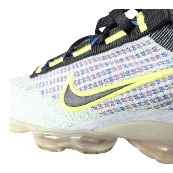 NIKE Air VaporMax 2022 Flyknit 'Volt Photo Blue' Running Shoes Size 5Y/W6.5 - Picture 10 of 14